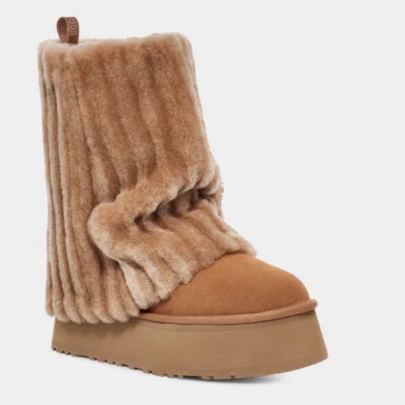 UGG Classic Short Sherpa Corduroy Platform Boot aka Churro UGGs 💗 - Picture 2 of 9